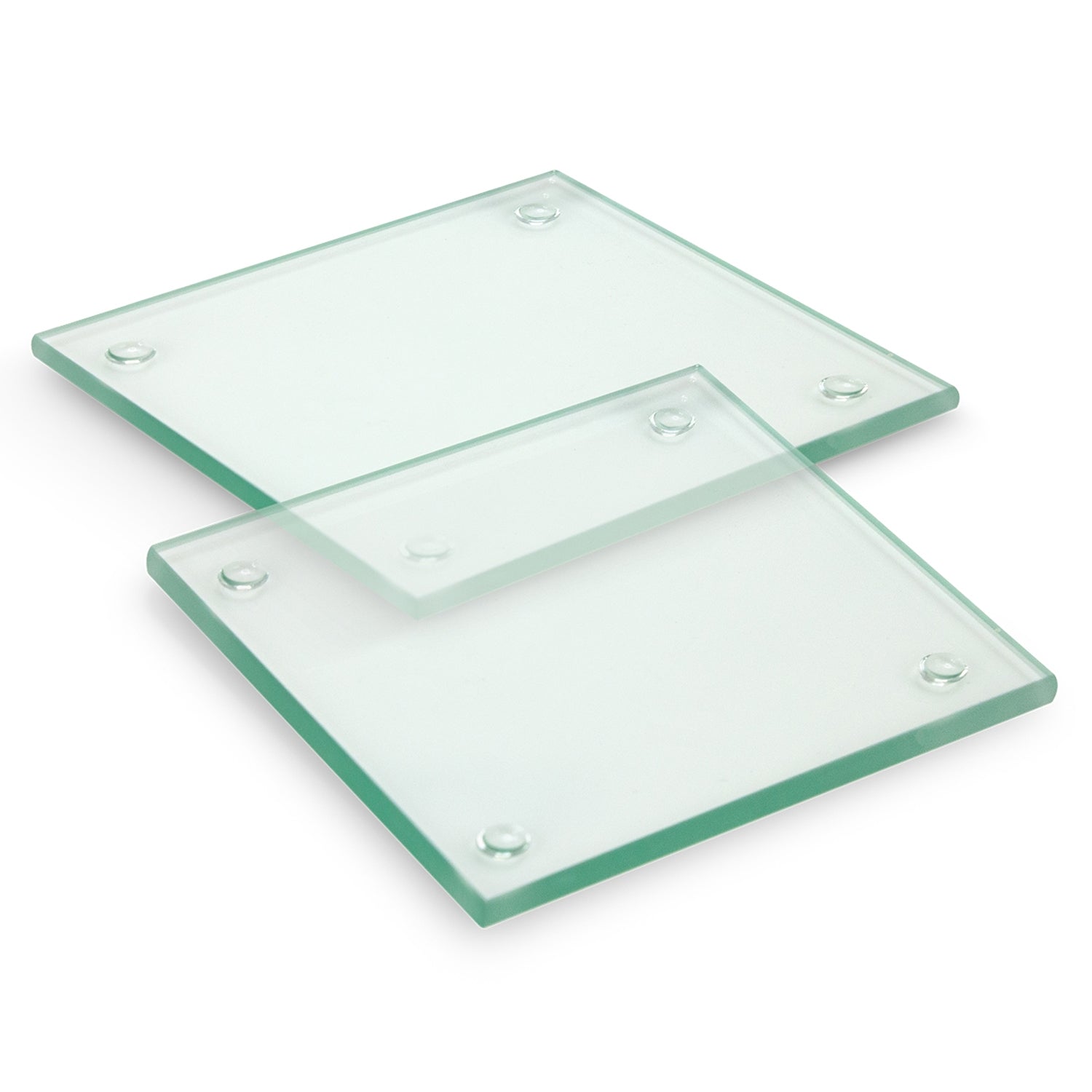 Venice Glass Coaster - Set of 2 - Square - Full Colour - Simply Merchandise