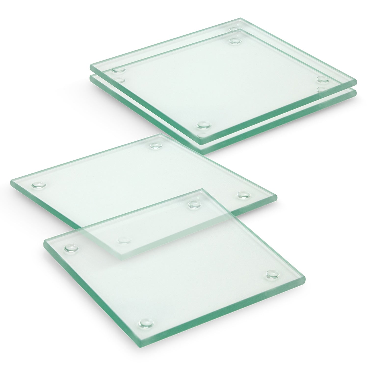 Venice Glass Coaster - Set of 4 - Square - Full Colour - Simply Merchandise