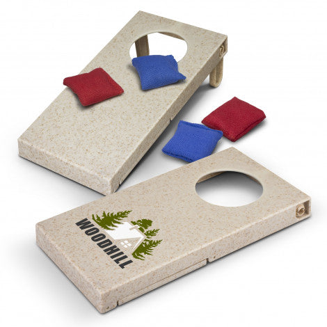 Cornhole Game with custom branded logo - Simply Merchandise