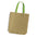 Thera Jute Tote Bag - Coloured Handles - Simply Merchandise