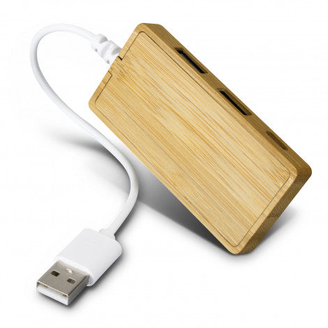 Bamboo USB Hub - Simply Merchandise