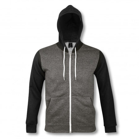 SOLS Silver Unisex Zipped Sweatshirt - Simply Merchandise