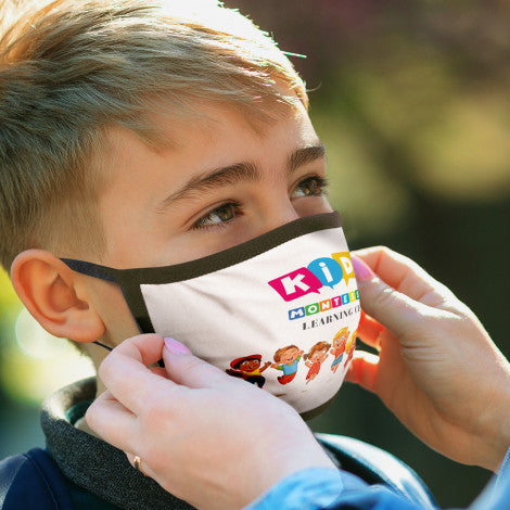 Full Colour 3-Ply Reusable Face Mask - Indent - Simply Merchandise