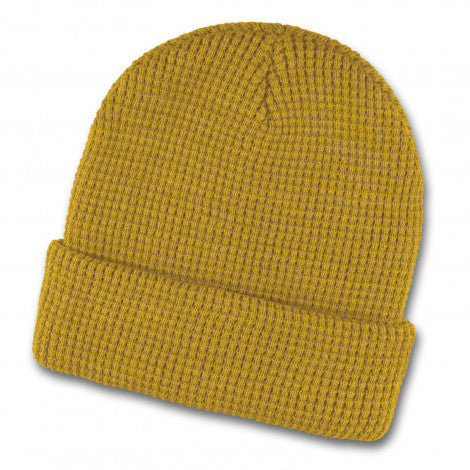Galway Waffle Beanie with custom branded logo - Simply Merchandise
