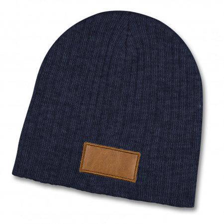 Nebraska Heather Cable Knit Beanie With Patch - Simply Merchandise