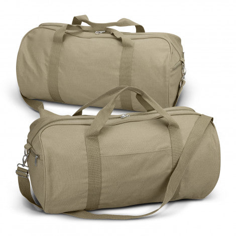 Canvas Duffle Bag with custom branded logo - Simply Merchandise