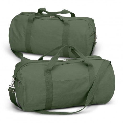 Canvas Duffle Bag with custom branded logo - Simply Merchandise