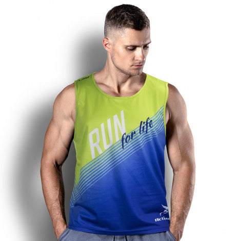 Custom Mens Sports Singlet with custom branded logo - Simply Merchandise