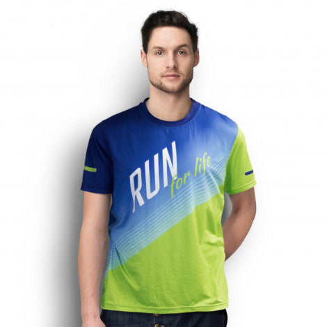 Custom Mens Sports T-Shirt with custom branded logo - Simply Merchandise