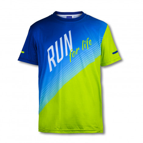Custom Mens Sports T-Shirt with custom branded logo - Simply Merchandise