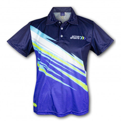 Custom Mens Sports Polo with custom branded logo - Simply Merchandise