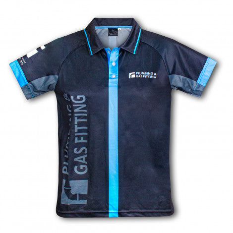 Custom Mens Performance Polo with custom branded logo - Simply Merchandise
