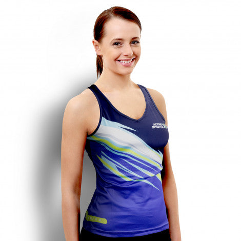 Custom Womens Performance Singlet with custom branded logo - Simply Merchandise