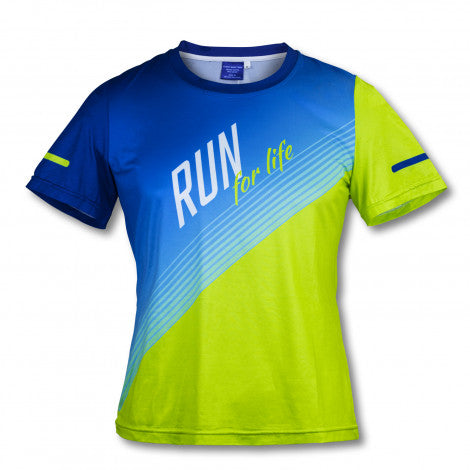 Custom Womens Sports T-Shirt with custom branded logo - Simply Merchandise