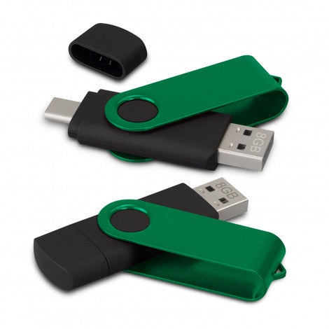 Helix 8GB Dual Flash Drive - Simply Merchandise