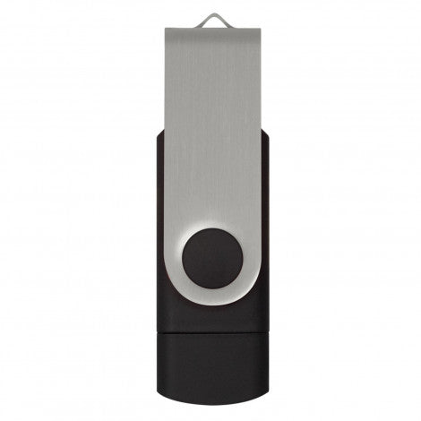 Helix 8GB Dual Flash Drive with custom branded logo - Simply Merchandise