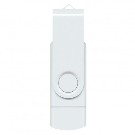 Helix 8GB Dual Flash Drive with custom branded logo - Simply Merchandise