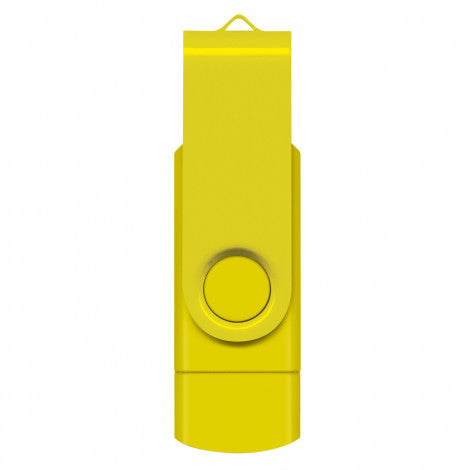 Helix 8GB Dual Flash Drive with custom branded logo - Simply Merchandise