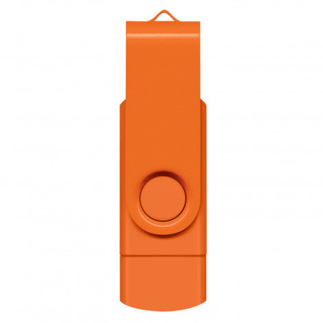 Helix 8GB Dual Flash Drive with custom branded logo - Simply Merchandise
