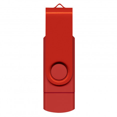 Helix 8GB Dual Flash Drive with custom branded logo - Simply Merchandise