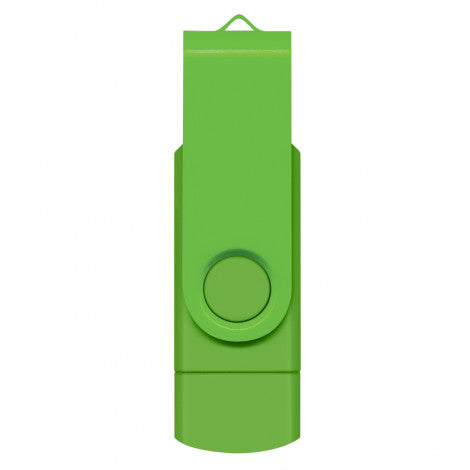 Helix 8GB Dual Flash Drive with custom branded logo - Simply Merchandise