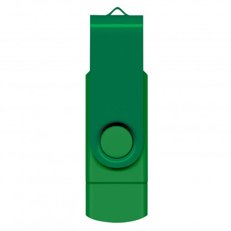 Helix 8GB Dual Flash Drive with custom branded logo - Simply Merchandise