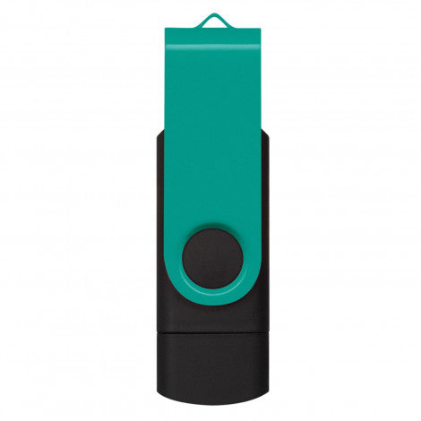 Helix 8GB Dual Flash Drive with custom branded logo - Simply Merchandise