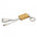 Bamboo Charging Cable Key Ring - Rectangle - Simply Merchandise