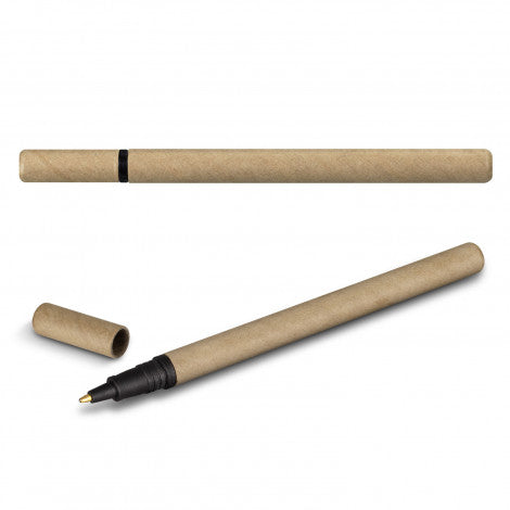 Kraft Paper Pen with custom branded logo - Simply Merchandise