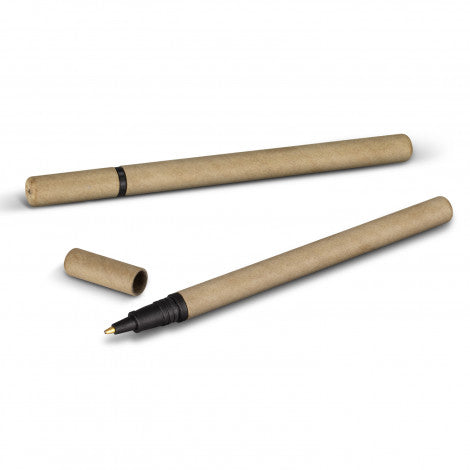 Kraft Paper Pen with custom branded logo - Simply Merchandise