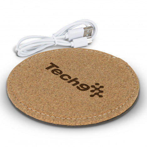 Oakridge Wireless Charger - Round with custom branded logo - Simply Merchandise