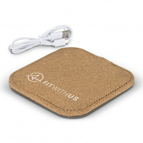 Oakridge Wireless Charger - Square with custom branded logo - Simply Merchandise
