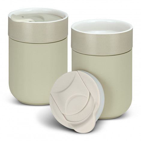 Chalice Ceramic Coffee Cup with custom branded logo - Simply Merchandise