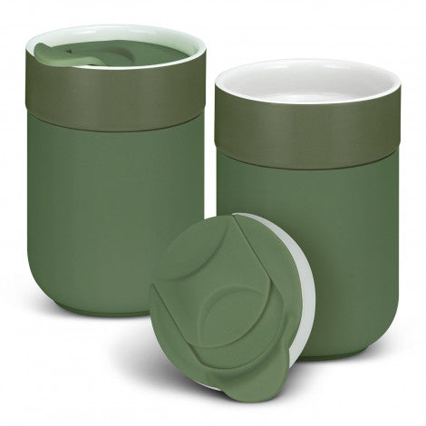 Chalice Ceramic Coffee Cup with custom branded logo - Simply Merchandise