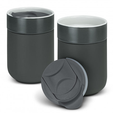 Chalice Ceramic Coffee Cup with custom branded logo - Simply Merchandise