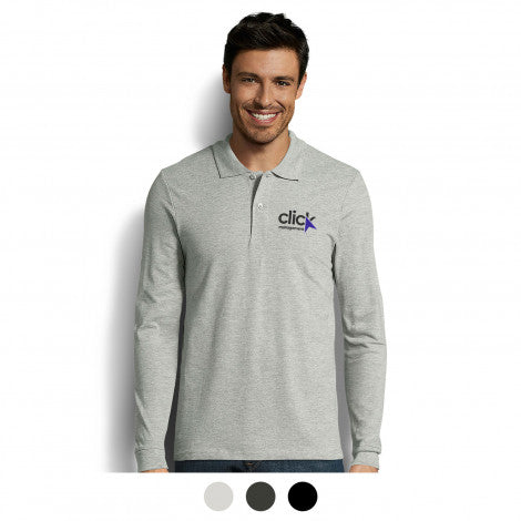 SOLS Perfect Men - Simply Merchandises Long Sleeve Polo - Simply Merchandise