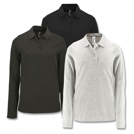 SOLS Perfect Women - Simply Merchandises Long Sleeve Polo - Simply Merchandise