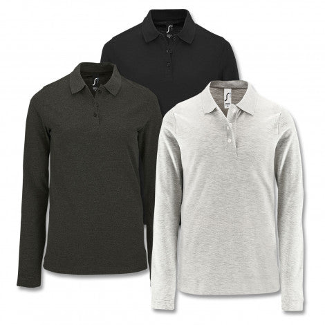 SOLS Perfect Women - Simply Merchandises Long Sleeve Polo - Simply Merchandise