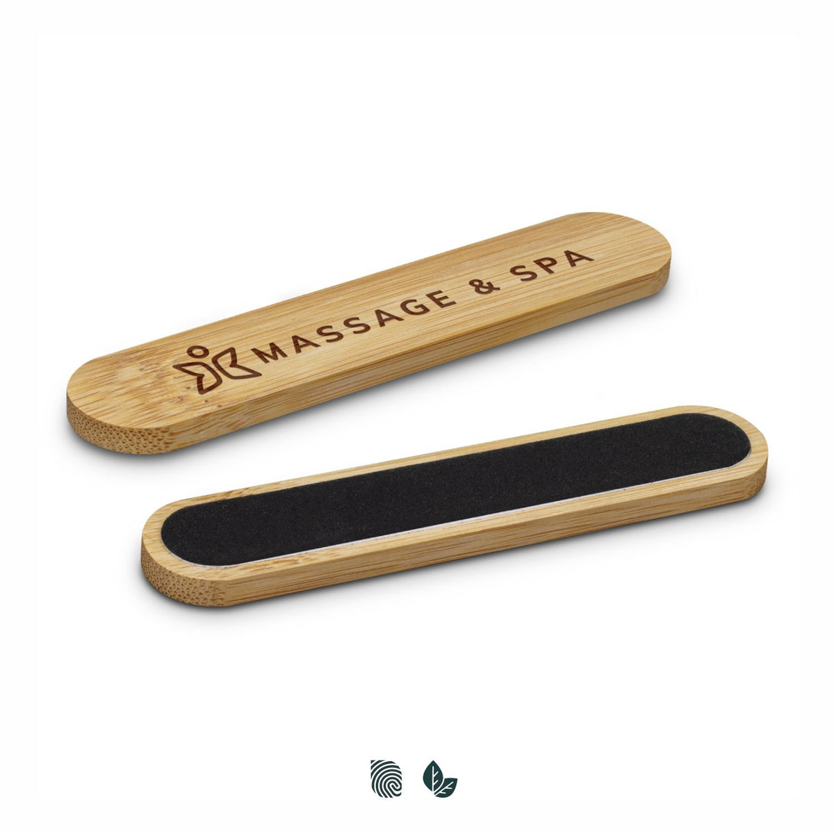 Bamboo Nail File with custom branded logo - Simply Merchandise
