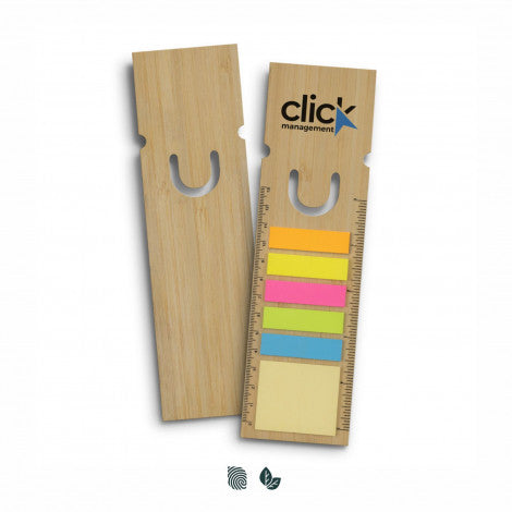 Bamboo Ruler Bookmark - Square - Simply Merchandise