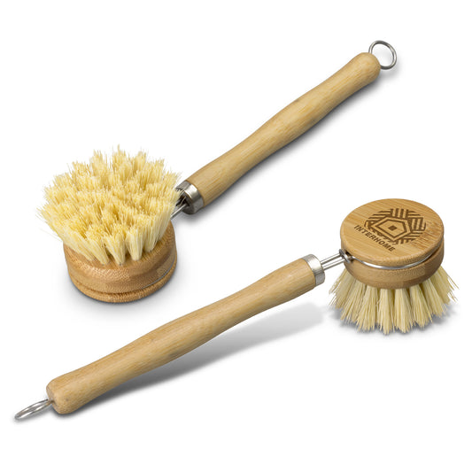 Bamboo Dish Brush with custom branded logo - Simply Merchandise