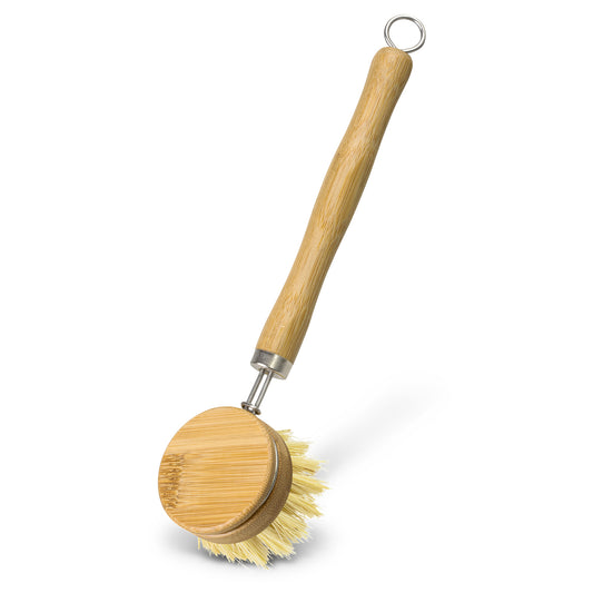 Bamboo Dish Brush with custom branded logo - Simply Merchandise