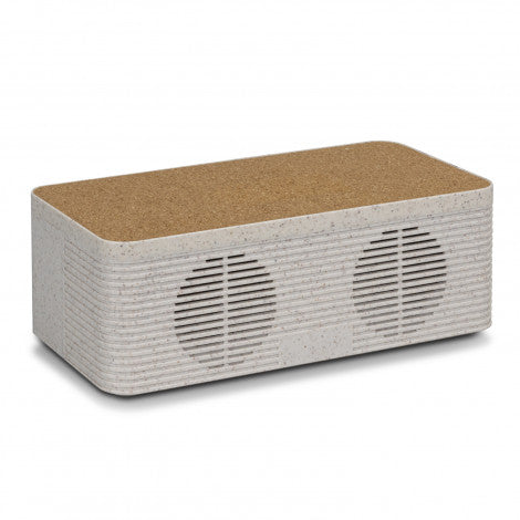 NATURA Oaken Speaker Wireless Charger with custom branded logo - Simply Merchandise