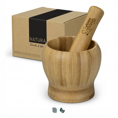 NATURA Bamboo Mortar and Pestle - Simply Merchandise