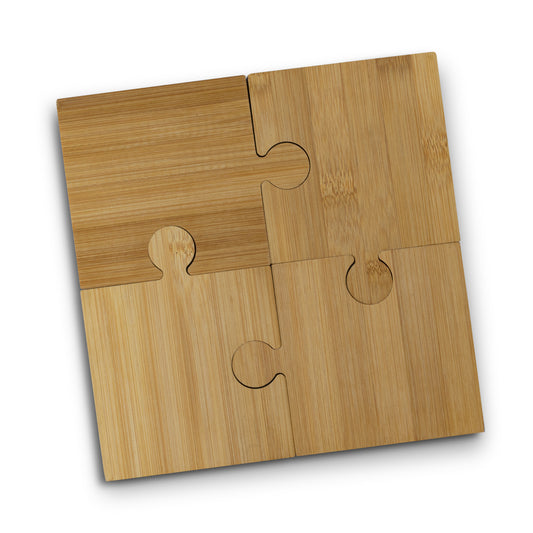 NATURA Puzzle Coaster - Set of 4 - Simply Merchandise