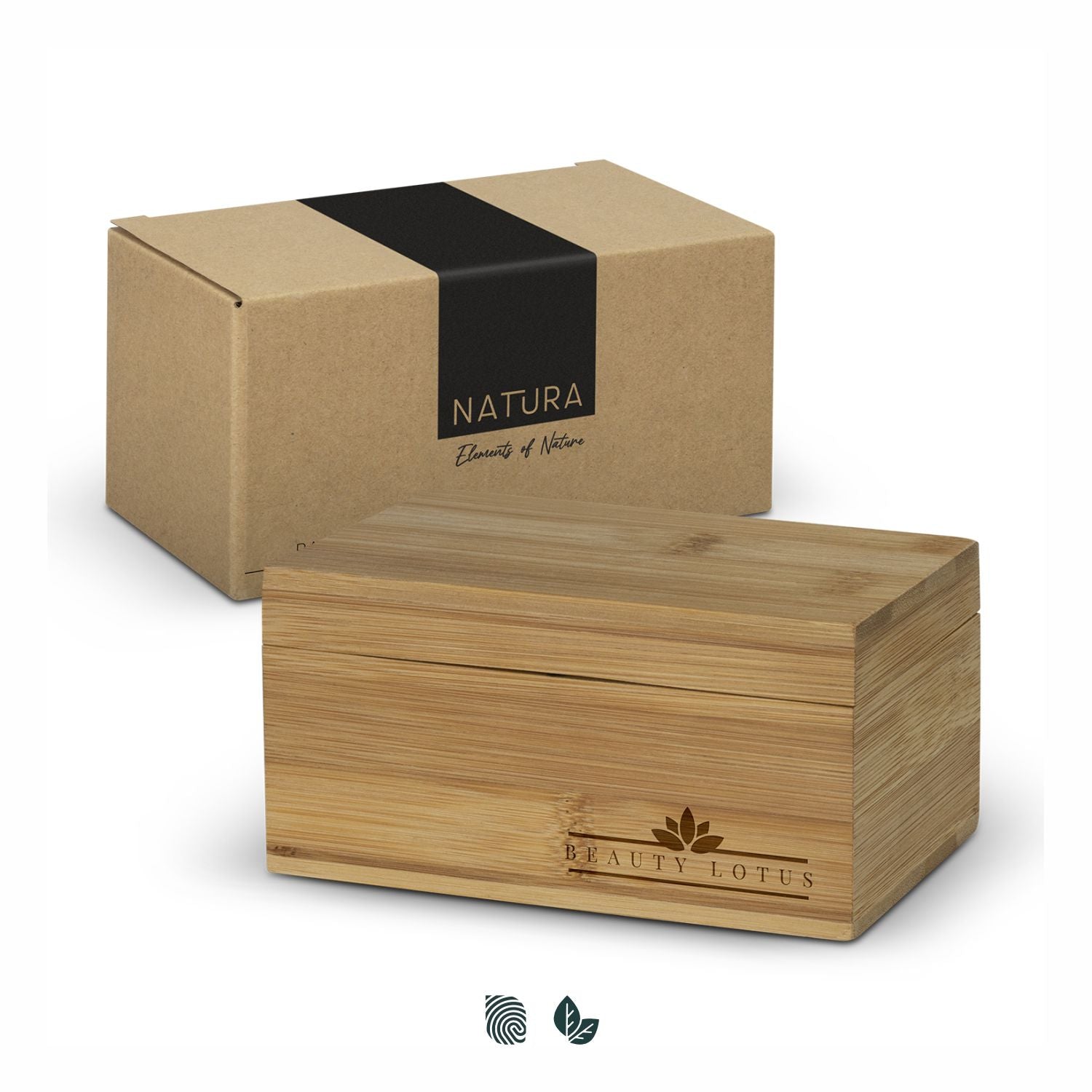 NATURA Bamboo Tea Box - Simply Merchandise