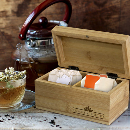 NATURA Bamboo Tea Box - Simply Merchandise