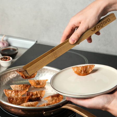 NATURA Bamboo Serving Tongs - Simply Merchandise