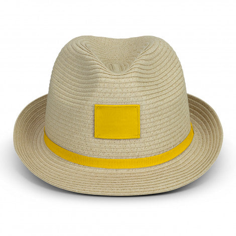 Bruno Fedora Hat with custom branded logo - Simply Merchandise