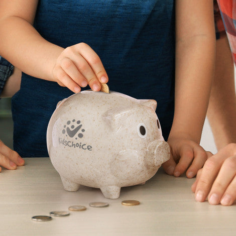 Piggy Bank - Natural - Simply Merchandise